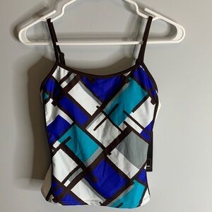 Zero Xposur Athletic top built-in bra, Size 10 NWT lots of stretch